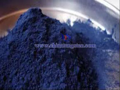 O óxido de tungstênio azul